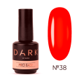 Pro Base Camuflaje de Color Dark 38, Rojo Coral Neón, 15 ml