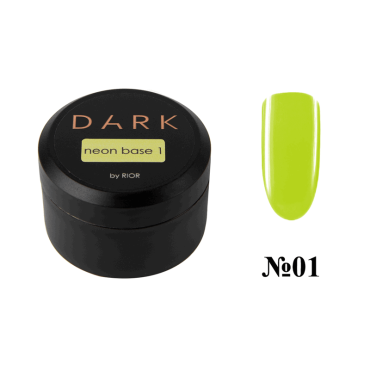 Base Neón Dark 01, Amarillo, sin pincel 15 ml