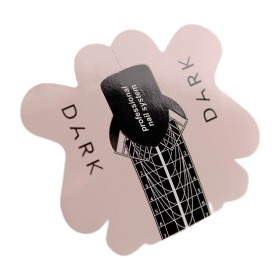 Moldes para uñas Dark, 300 Uds.