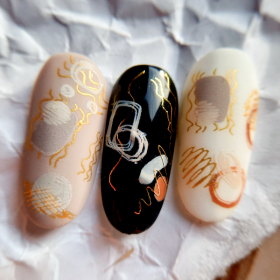 Pegatina al agua con foil F015 Lak