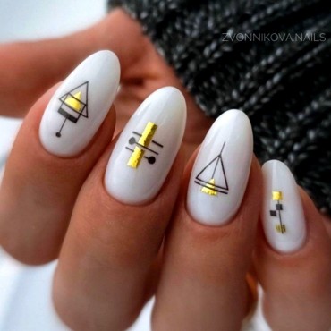 Pegatina al agua con foil F017 Lak