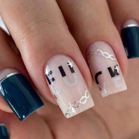 Pegatina al agua con foil F061 Lak