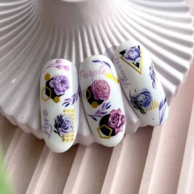 Pegatina al agua con foil F062 Lak