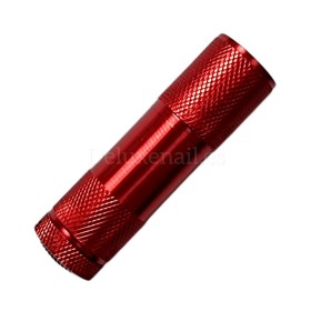 LED/UV Mini Lámpara Linterna, 9 W, Rojo