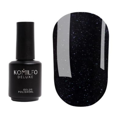 Top sin pegajosidad Komilfo Glitter Top, 15 ml