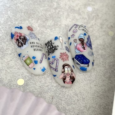 Pegatina al agua A012 Lak