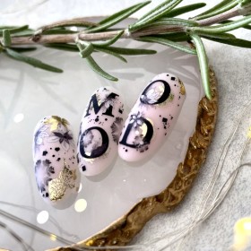 Pegatina al agua con foil F097 Lak