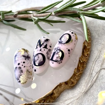 Pegatina al agua con foil F097 Lak