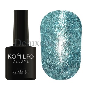 Esmalte Permanente Liquid Glam Gel LGG009 Komilfo, Turquesa, 8 ml