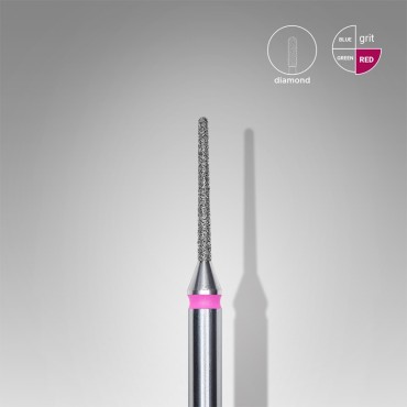 Fresa Roja Aguja, Ø1 mm, FA80R010/10, grano suave, Staleks