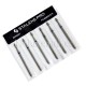 Kit de 6 fresas Azules Bala, Ø2.3 mm, FA40B023/5, grano medio, Staleks