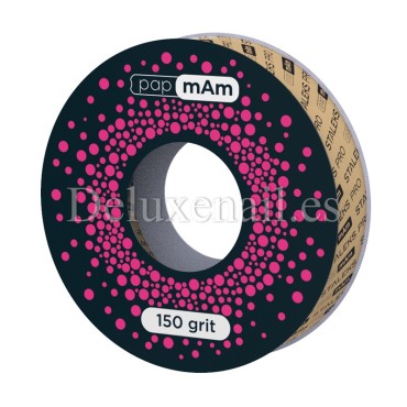 ATSClux-150 - Recambio Donut cinta de lima funda desechable papmAm Staleks Exclusive, 6 metros, 150 grit