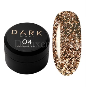 Pintura de gel Dark Diamond Gel 004, Dorado, 5 g