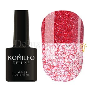 Esmalte Reflectante Luminous L005 Komilfo, Rojo, 8 ml