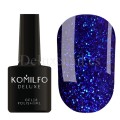 Esmalte Permanente Stardust Glitter 006 Komilfo, Azul con micro brillo, 8 ml