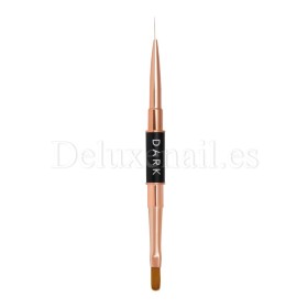 Pincel Doble Sintético Dark Liner 10 mm/ Gel 12 mm