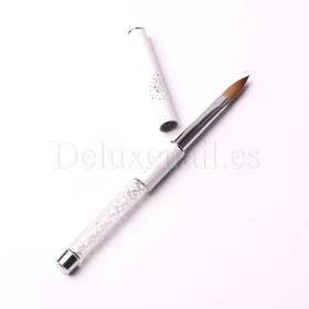 Pincel Natural Acrílico Nº12 Komilfo, 20 mm