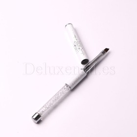 Pincel Sintético Gel Angled 4 Komilfo, 7 mm