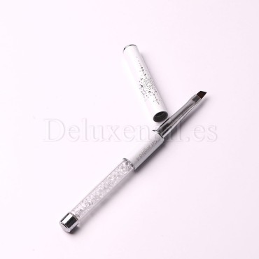 Pincel Sintético Gel Angled 4 Komilfo, 7 mm