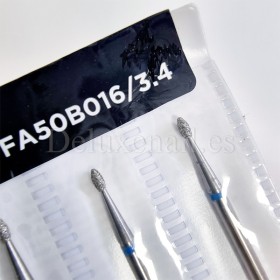 Kit de 6 fresas Azules Brote, Ø1.6 mm, FA50B016/3.4, grano medio, Staleks