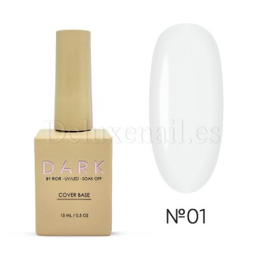 Pro Base Camuflaje Dark 01, Blanco Lechoso, 15 ml.