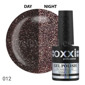 Esmalte Reflectante Oxxi Disco Boom 012, Marrón, 10 ml