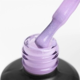 Polygel con pincel 009 Violet Glitter Komilfo, 15 ml