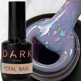 Base Camuflaje Dark Potal 03, Lila con foil multicolor, 15 ml