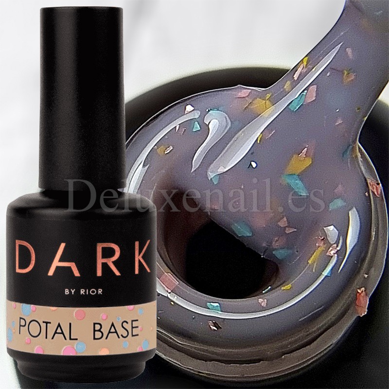 Base Camuflaje Dark Potal 37, Lila con foil multicolor, 15 ml
