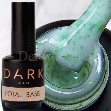 Base Camuflaje Dark Potal 11, Blanco Lechoso con foil verde, 15 ml