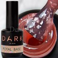 Base Camuflaje Dark Potal 15, Coral claro traslúcido con foil plateado, 15 ml