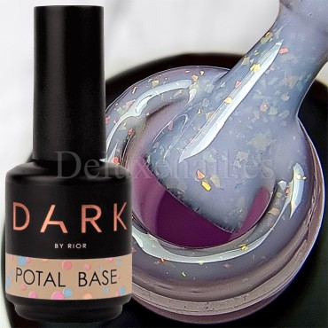 Base Camuflaje Dark Potal 30, Rosa bebe con foil ópalo multicolor, 15 ml