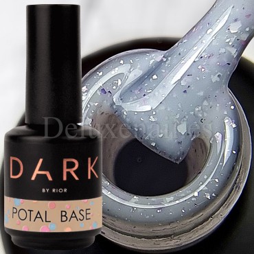 Base Camuflaje Dark Potal 32, Blanco grisáceo con foil multicolor, 15 ml