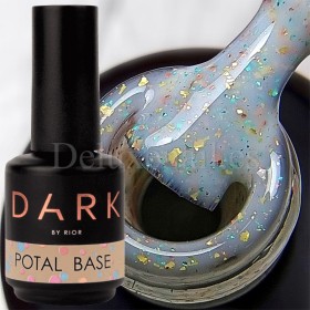 Base Camuflaje Dark Potal 35, Verde claro con foil multicolor, 15 ml