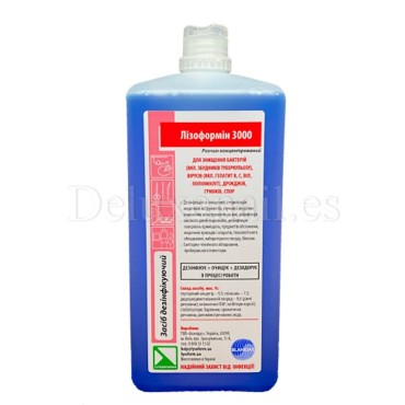 Combicid (Lysoformin 3000) - Líquido concentrado para limpiar, desinfectar y esterilizar, 1000 ml
