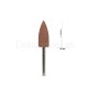 Fresa pulidora de silicona marrón SP152 EC, grano duro, RoyalBeauty