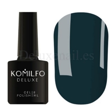 Esmalte Permanente Komilfo D295, Verde jade oscuro, 8 ml