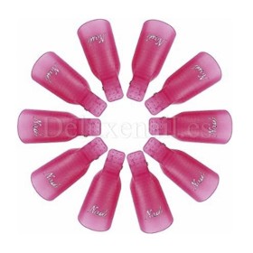Nail Remover Clips, Rosa, 10 uds
