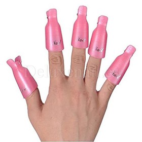 Nail Remover Clips, Rosa, 10 uds