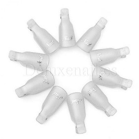 Nail Remover Clips, Blanco, 10 uds