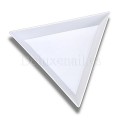 Triángulo plástico para las piedras y decoración, 1ud