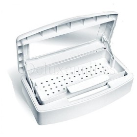 Contenedor plástico para desinfección y esterilización 500 ml, blanco