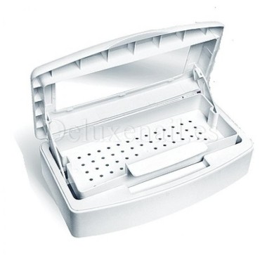 Contenedor plástico para desinfección y esterilización 500 ml, blanco