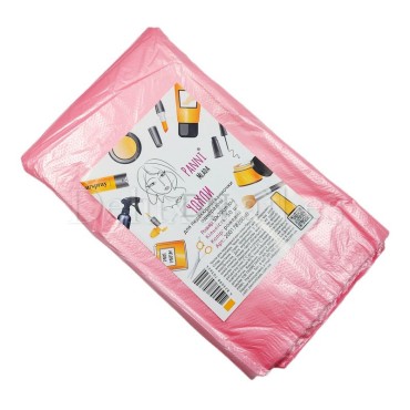 Fundas desechables con goma para bañera de pedicura Panni, Rosa, 100 Uds.