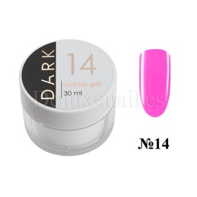 Gel constructor Dark Builder Gel 14, Fucsia, 30 ml