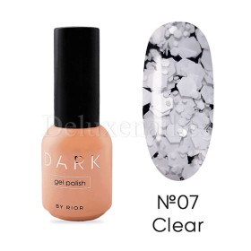 Esmalte Permanente Snow Gel 07 Dark, Transparente, 8 ml