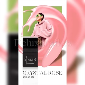 Esmalte permanente Spektr 275 Crystal Rose (Rosa claro), 10 ml