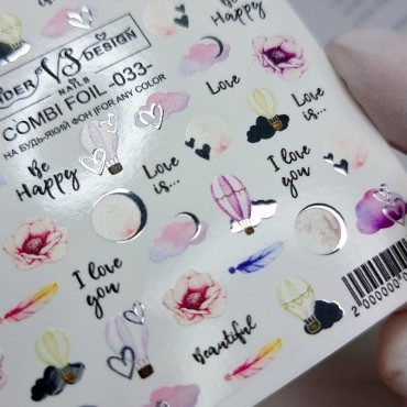 Pegatina al agua Combi Foil 033 VS