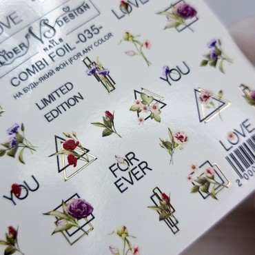 Pegatina al agua Combi Foil 035 VS