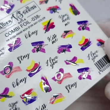 Pegatina al agua Combi Foil 038 VS